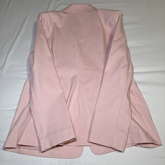 CAbi Womens Size 10 Grace Pink Blazer Mid Length Structured 3 Button Jacket NWOT - Picture 16 of 16
